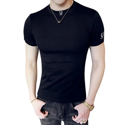 Camiseta preta masculina