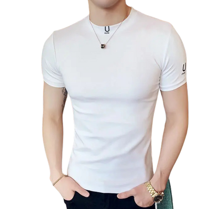 Camiseta preta masculina